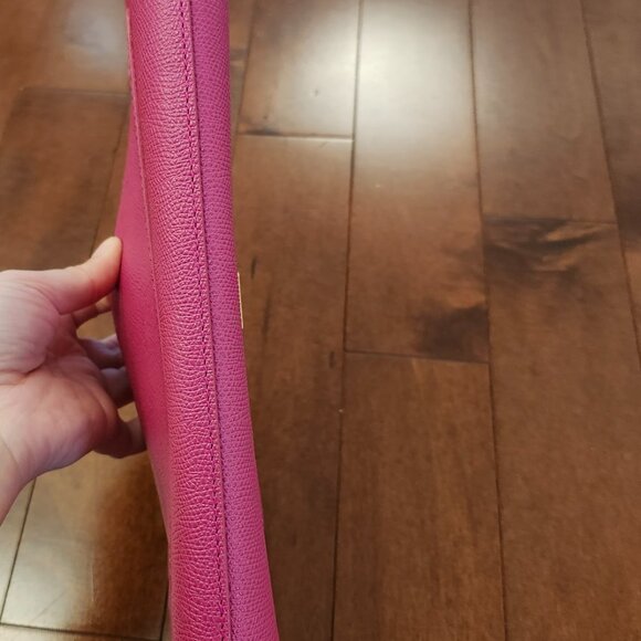 Couronne Kuron hot pink clutch bag - Picture 5 of 15